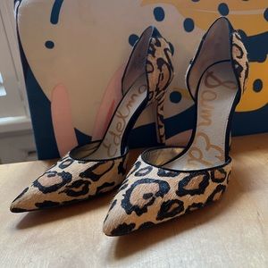 Sam Edelman leopard pump (d’orsay)
